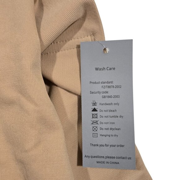 Hey Girl Beige Nude Seamless Tummy Control Shaper Shorts L NEW - Picture 5 of 7